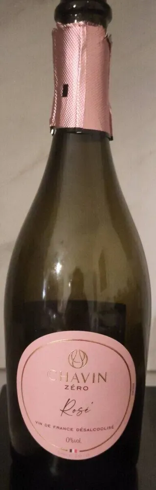 Chavin zero rosé vin de France desalcoolisé