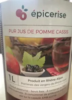 Pur jus de pomme cassis
