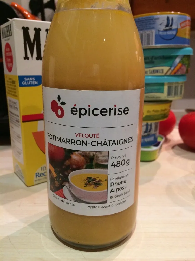 Velouté potimarron chataigne