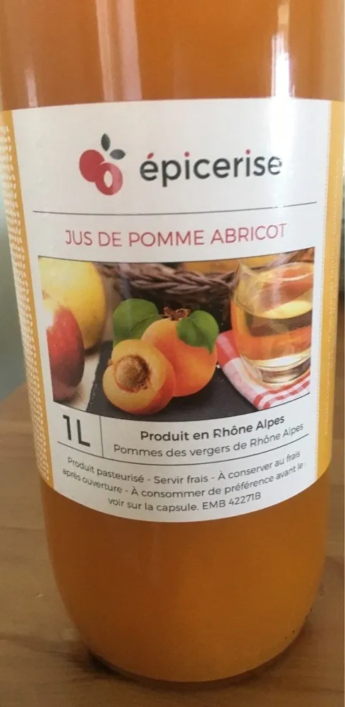 JUS DE POMME ABRICOT