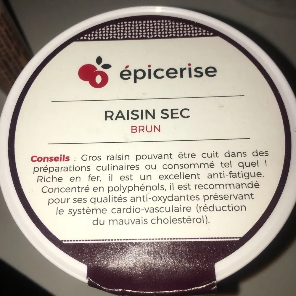 Raisin sec brun