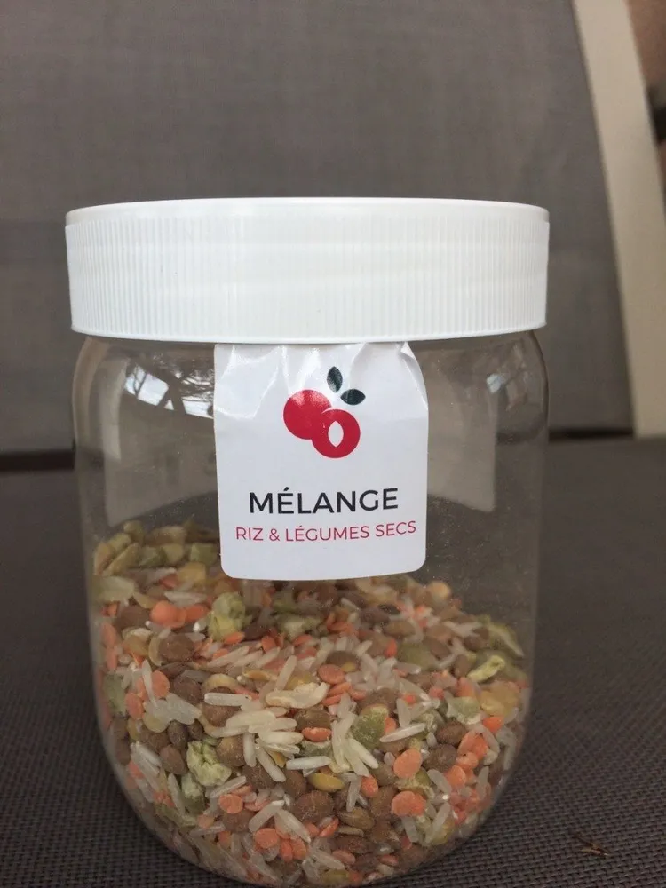 Mélange riz & légumes secs