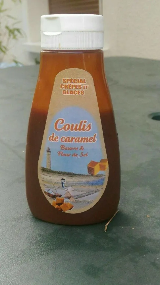 Coulis de caramel heure salé
