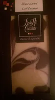 Blanc marbré lait caramel