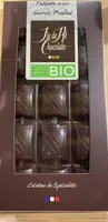 Tablette noir fourrée praliné