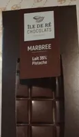 Tablette de chocolat au lait pistache