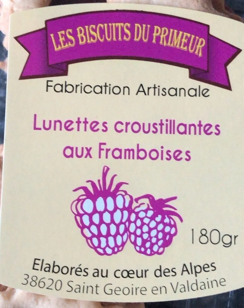 Lunettes croustillantes aux frambooses