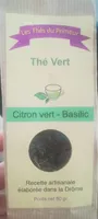Thé vert citron vert- basilic