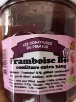 Confiture framboise bio