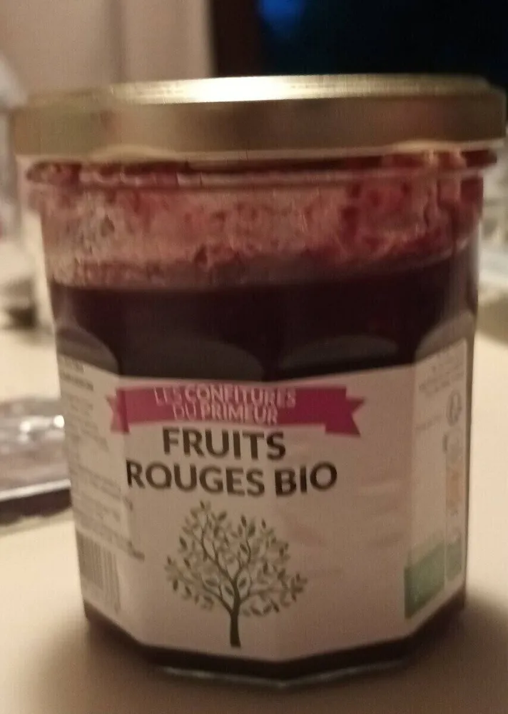 Les confitures du primeur fruits rouges