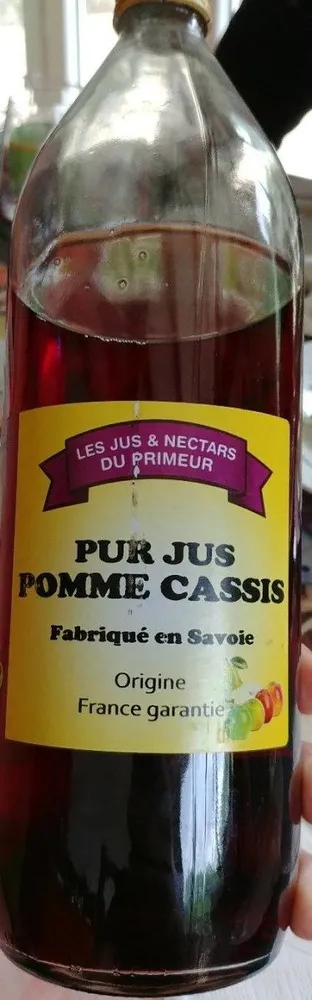 Pur jus pomme cassis