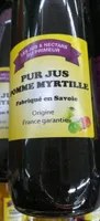 Pur jus pomme myrtille