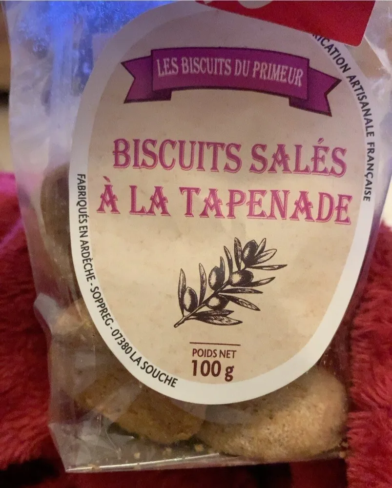 Biscuits salés à la tapenade