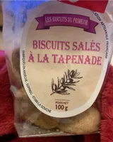 Biscuits salés à la tapenade