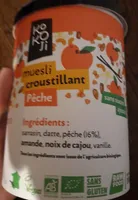 Muesli croustillant pêche