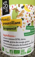 Muesli croustillant le sportif