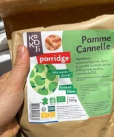 Porridge pomme cannelle