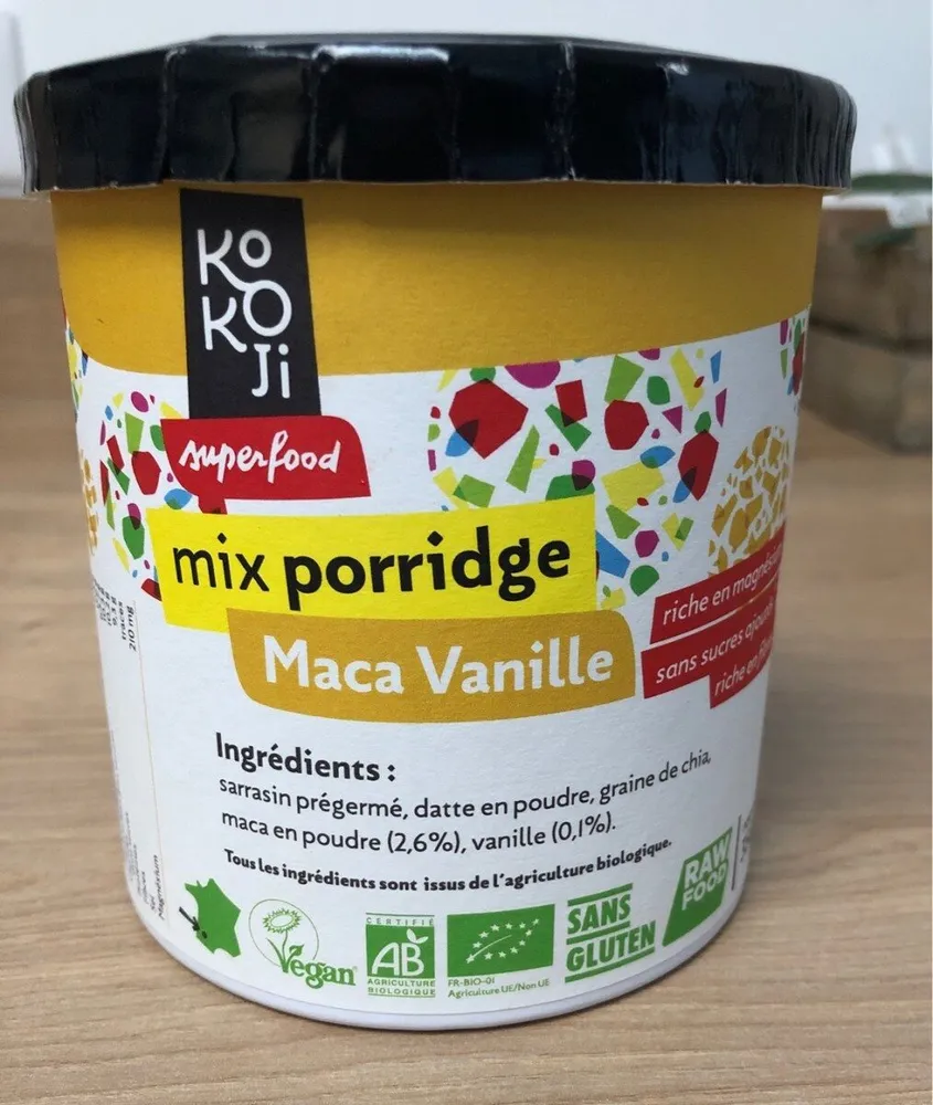 Mix porridge Maca Vanille