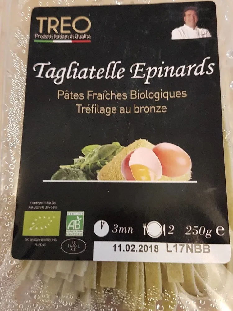 Tagliatelle Epinards