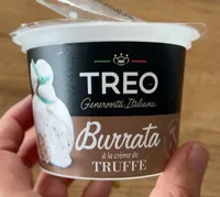 Burrata a la creme de truffe