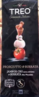Pizza jambon cru et burrata