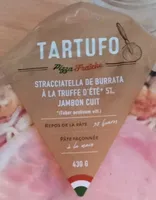 Tartufo pizza fraîche stracciatella de burrata à la truffe