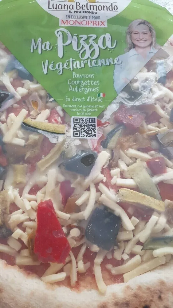 Ma pizza vegetarienne