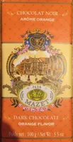 Chocolat noir arome orange