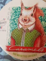 Caramel aux noisettes entières