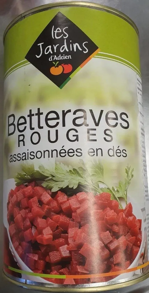 Betterave rouges assaisonnées en dés