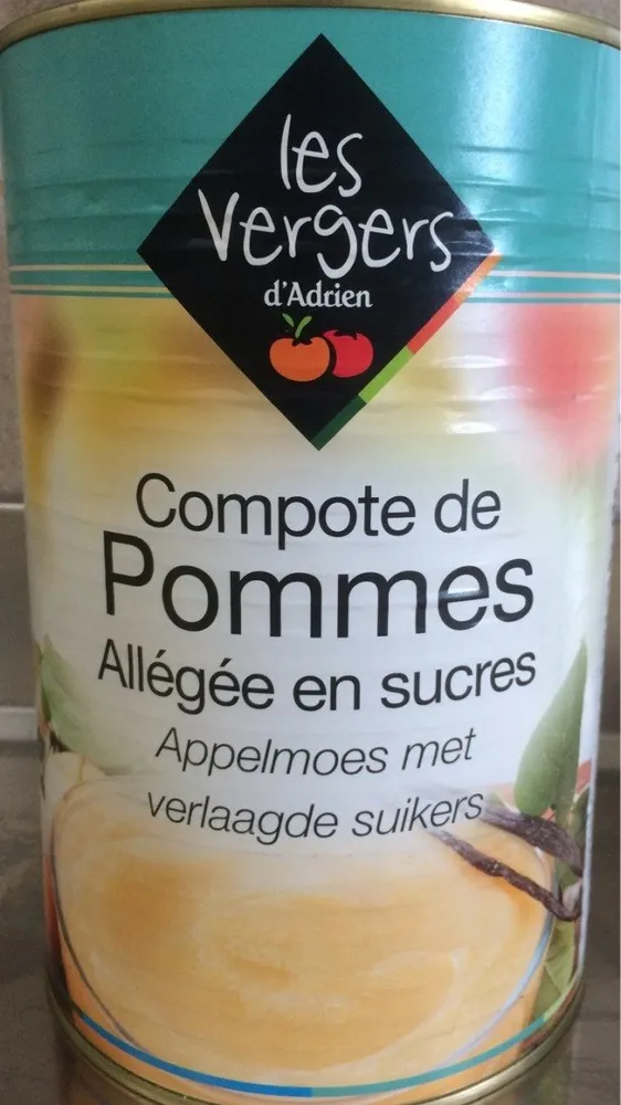 Compote de pommes allégée en sucres