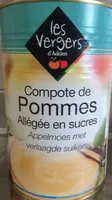 Compote de pommes allégée en sucres