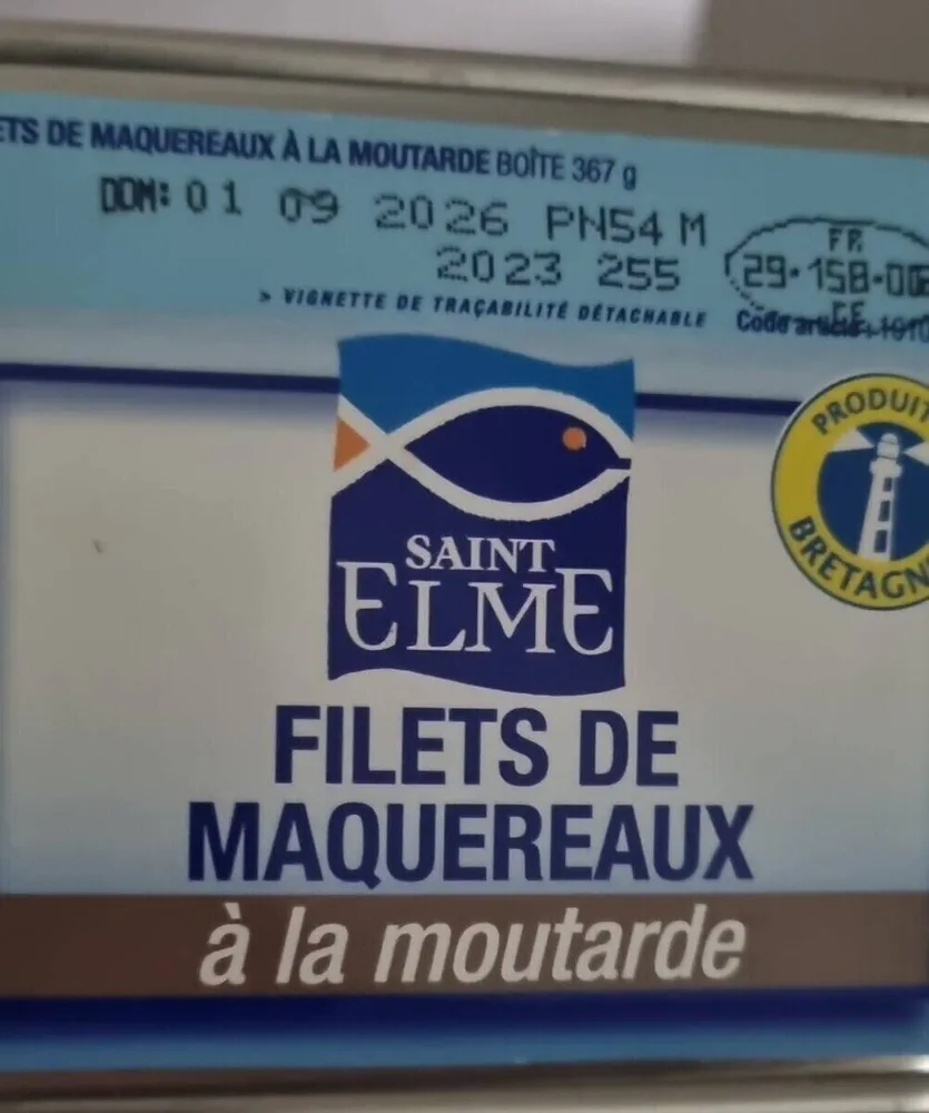 filets de maquereaux à la moutarde