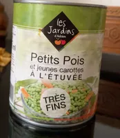 Petits Pois et jeunes carottes à L’étuvée Très Fins