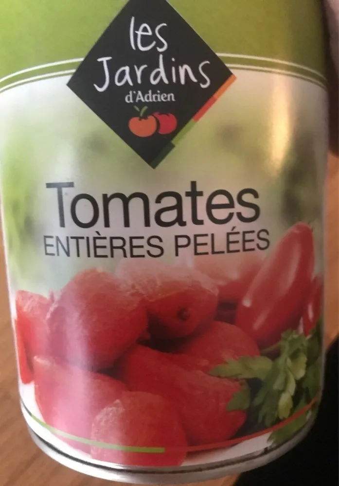 Tomates entières pelées