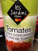 Tomates pelées concassées au jus de tomate