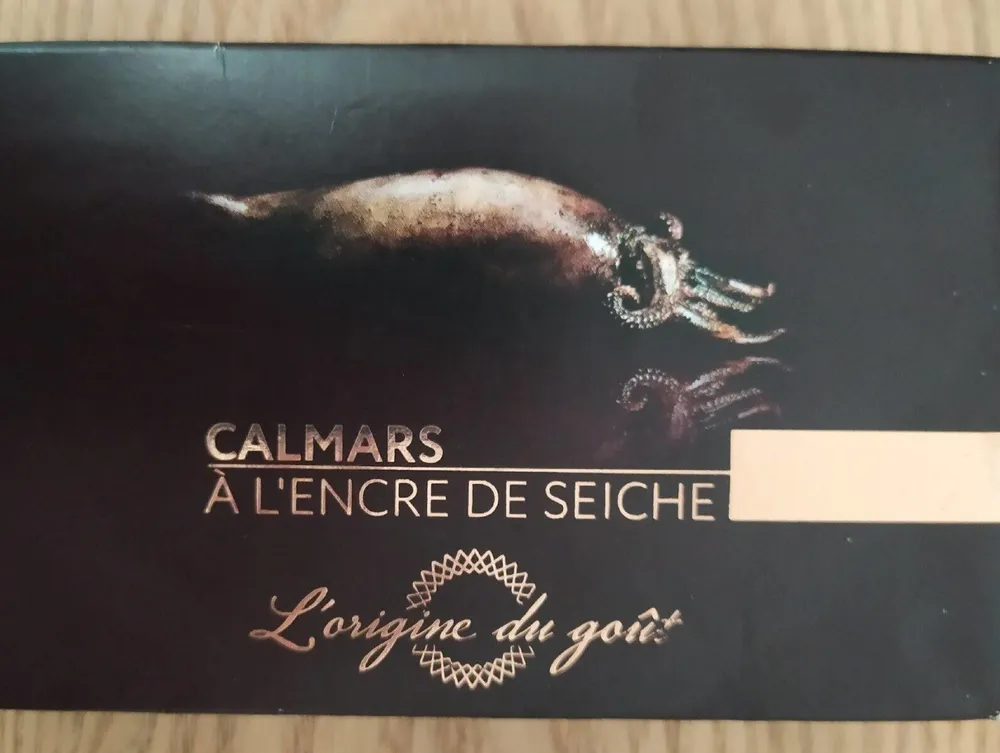 Calmars à l'encre de seiche