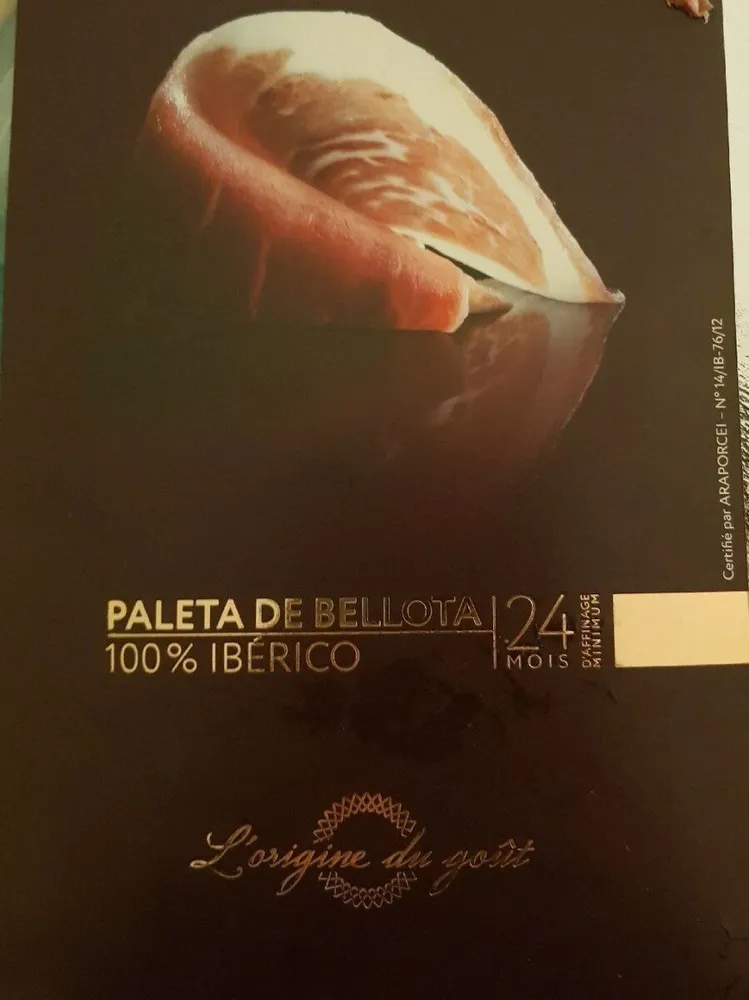 Paleta de bellota
