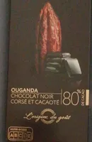 OUGANDA CHOCOLAT NOIR CORSÉ ET CACAOTÉ