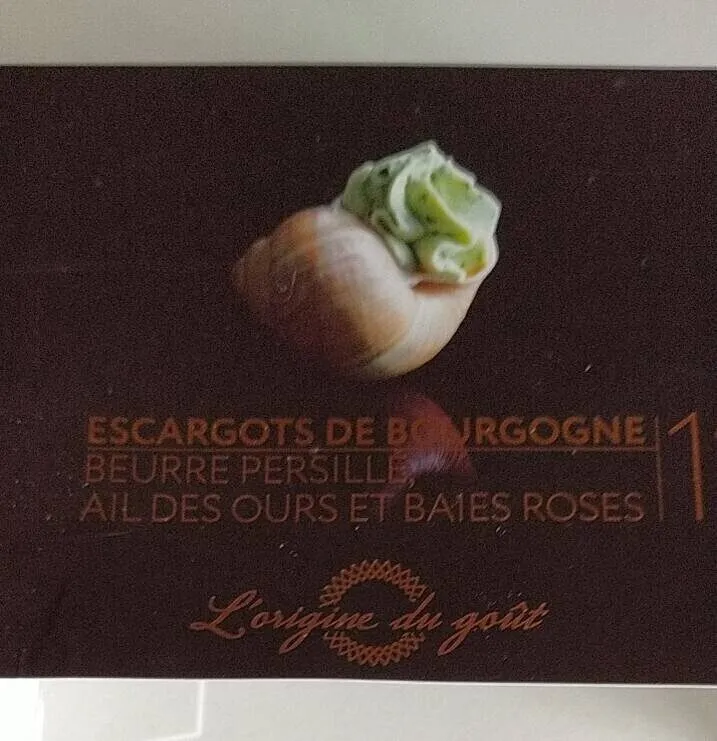 Escargot de Bourgogne beurre persillé