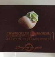Escargot de Bourgogne beurre persillé