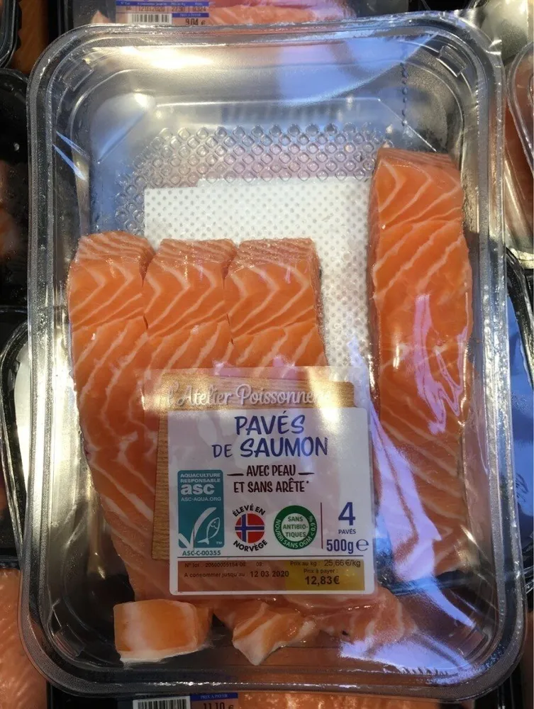 Pavés de saumon