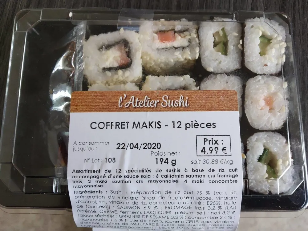 Coffret MAKIS- 12 pièces