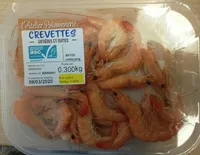 Crevettes entières et cuites