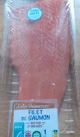 Filet de saumon avec peau et sans arete