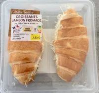 Croissant jambon fromage