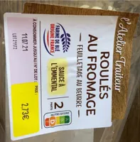 Deux roulés au fromage
