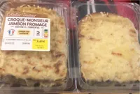 Croque monsieur jambon fromage