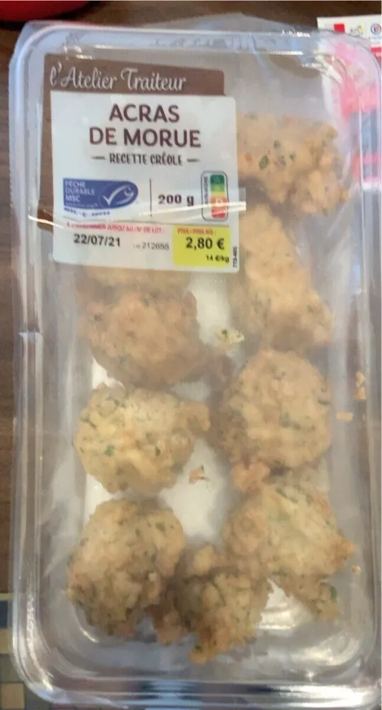 Acras de Morue recette créole