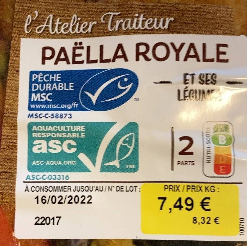 Paella royale